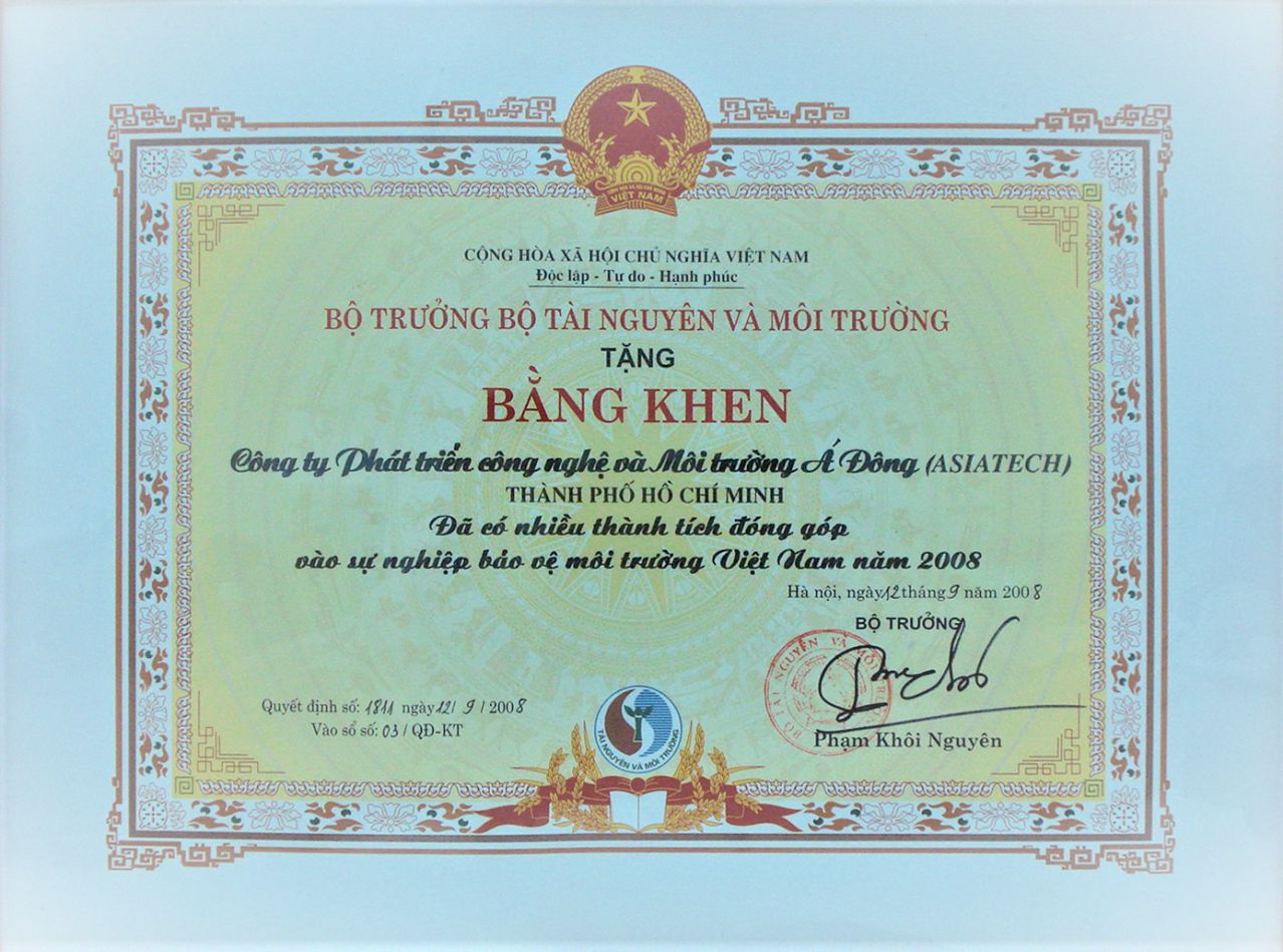 Bộ TNMT 2008