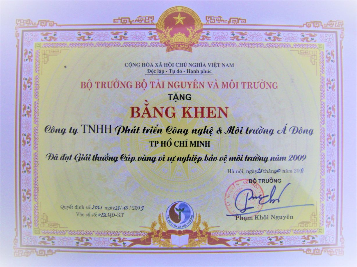 Bộ TNMT 2009