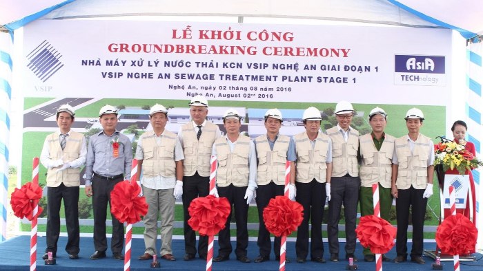 AsiaTech trúng thầu Nhà máy xử lý nước thải Khu Công nghiệp VSIP - Bình Dương